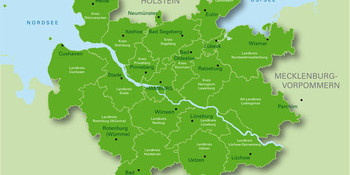 Landkarte Metropolregion Hamburg