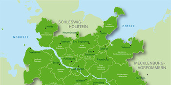 Landkarte Metropolregion Hamburg